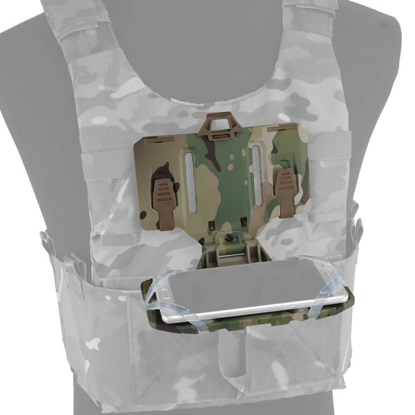 Bags Military Mobiltelefonregal Taktische Brustbeutelkarte Hülle Admin -Panel AirSoft Gear Outdoor Mole Folded iPhone Navigation Board