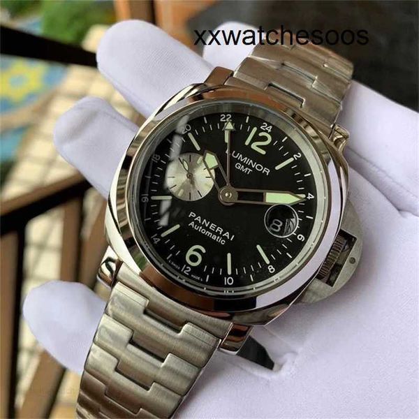 Top Clone Men Sports Watch Panerais Luminor Movimento automatico Specchio zaffiro dimensione del primo strato di guardia con pin