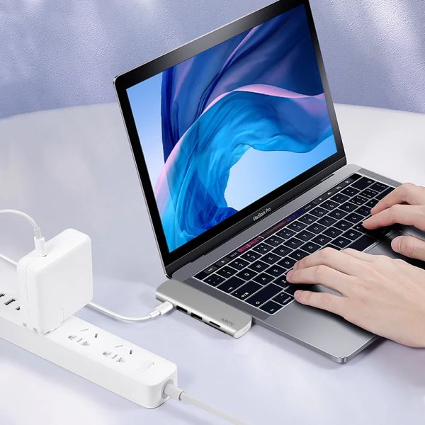 USB C HUB a Multi USB3.0 DOCK Adattatore HDMI TF SD SCHIO Lettore PD per Samsung Galaxy Tab S7 Fe S8 Plus S7+ S8 UITRA TYPE-C PORTS