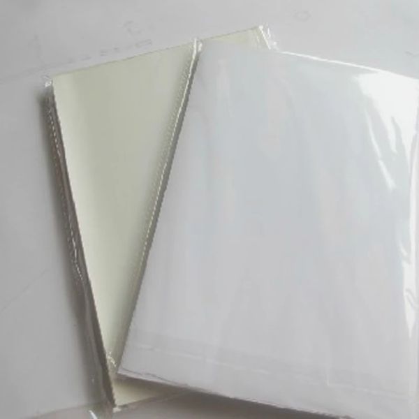 Adesivos 50 folhas de impressão boa qualidade impermeável adesivo A4 em branco Vinil White Sticker Label Paper para impressora a laser RJ0003