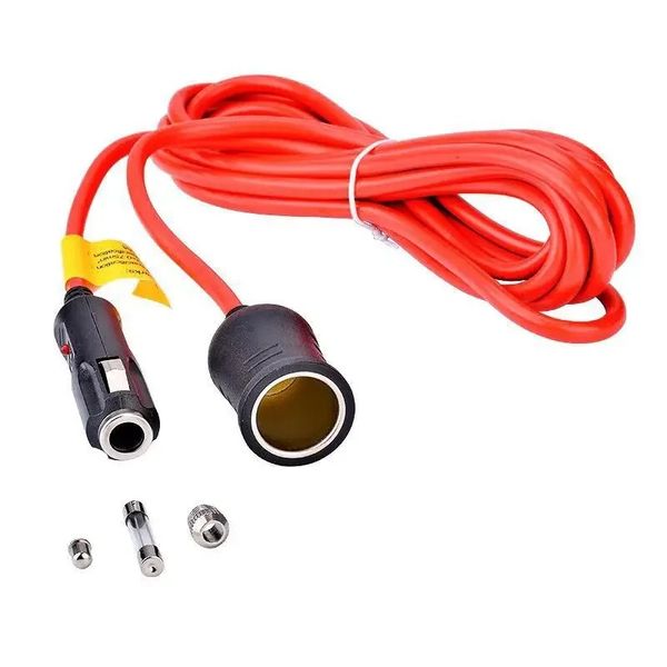 12V 24V 10A Cigarro de cigarro Extensão de extenção de 3,5 m de estilista de estilismo Cabo de cabo fêmea Acessórios para cigarros de plug -socket fêmea