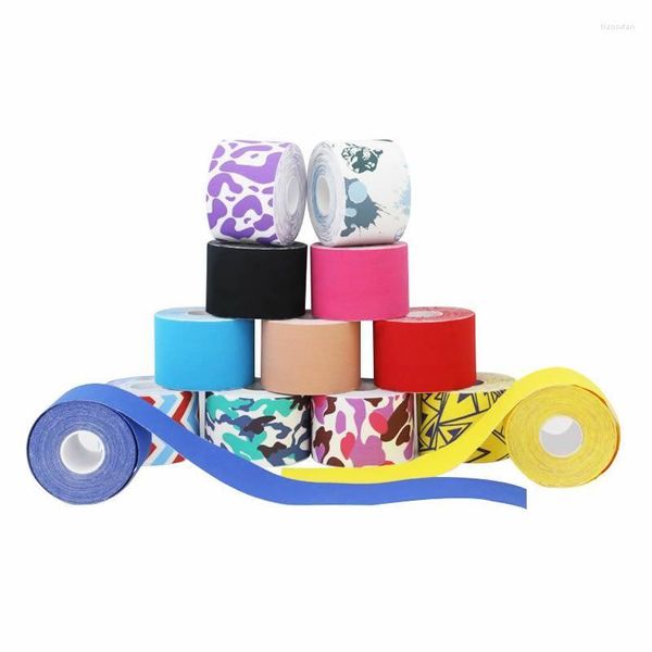 Ellbogen Knieschalter 15 Rollen/Lot Sportkine Kinesiology Tape Cotton Elastic Sport Protector Adhäsive Verband Relief 24 Farben Drop DH8MS DH8MS