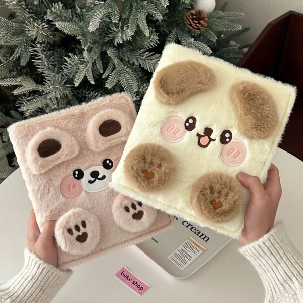 PLUSH A5 Binder Photocard Holder Kpop Idol Álbum de fotos PhotoCards Collect Colete Livro Kawaii Student Student Stationery Picture Albums