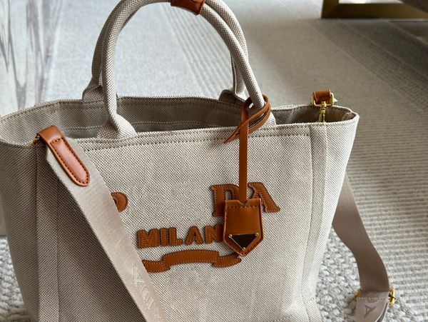 Designer -Leinwand -Tasche für Frauen Top Griff Einkaufstasche Luxusmarken Handtaschen Freizeitverkehrsumbtertaschen große Kapazität Einkaufstaschen