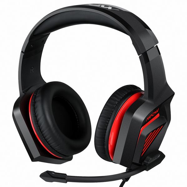 3,5 mm verdrahtete Gaming Headset PC Bass Stereo Gamer -Kopfhörer für PS4 Xbox One Switch Phone Laptop Hörphone -Helm mit Mikrofon