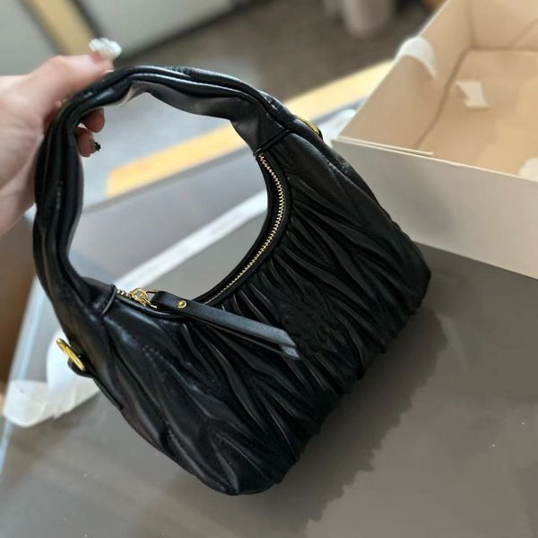 Дизайнер BGA Mindbag Женская мини -плечо -сумка модная бренда кожаная плита
