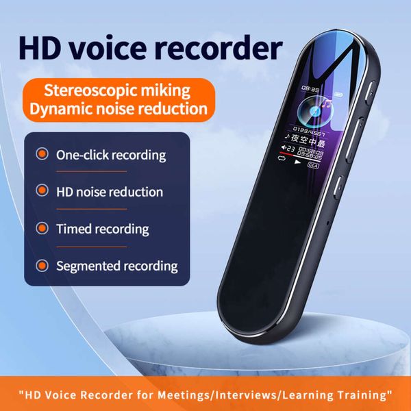 Регистратор Q53 Высокоразмерный шумоподавление AI Intelligent MP3-голос контролируемые голосовые примечания.