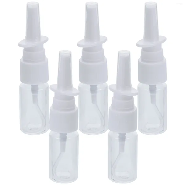 Bottiglie di stoccaggio 5 pezzi SPARAZIONE NASAL SPARACK MISTRO 10 ml di bottiglia riempibile per il lavaggio dell'acqua salina