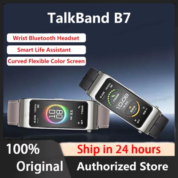 Huawei Talkband B7 Akıllı Bileklik Bluetooth 5.2 1.53 inç AMOLED ekran Kirin A1 İşlemci Çağrı Kulaklık konuşma Band