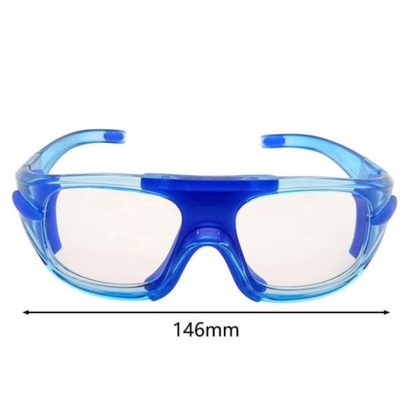 Trainingsbrillen Basketballgläser Anti-Fog Resilient gegen Biegen mit Nasenpolstern Schutzsport Dribble Basketballbrille