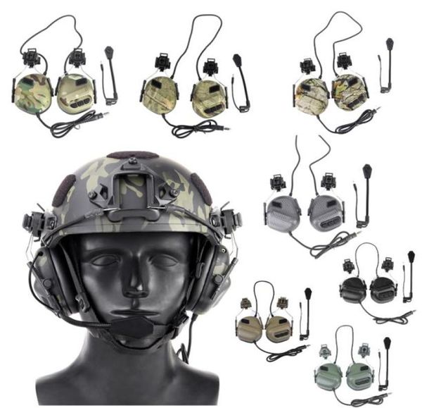Outdoor Tacitcal Kopfhörer Helm Schnelle Taktische Headset Kopfhörer Ausrüstung Airsoft Paintball Schießen Kampf NO150158789115