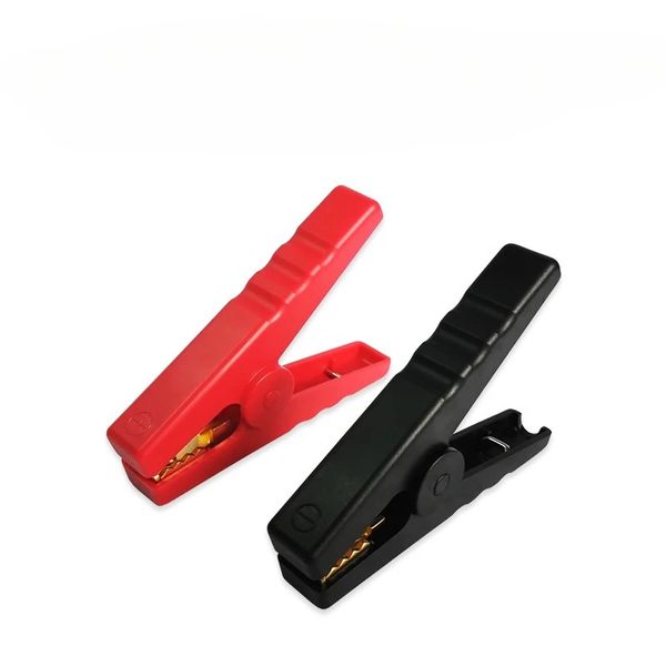 2pcs/lotto 100A Crocodile ALligator Alligator Batteria per auto Clip Micro Isolati Connettore di morsetti 90 mm per Progetto elettrico