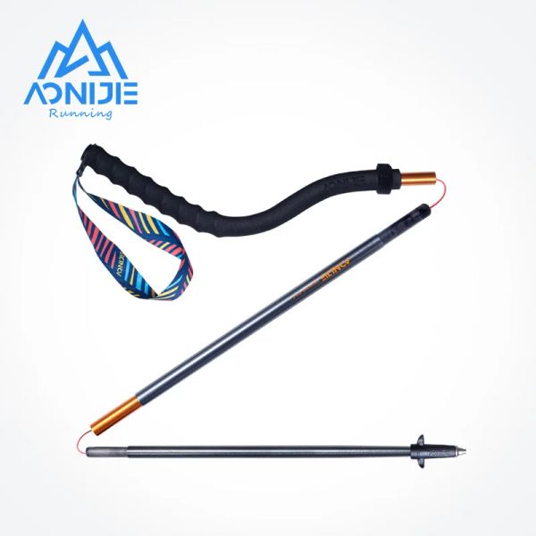 Sticks Aonijie E4206 Bend Trekking Poles Leicht sshaped gebogene Griffklappstab für Bergsteiger -Wandertoure