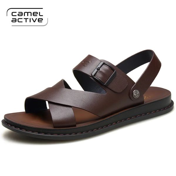 Sandali cammelli uomini attivi sandali sandali vera sandali uomini modalità comode cinghia per il tempo libero scarpe da marca uomini sandali spiaggia 3730 3730