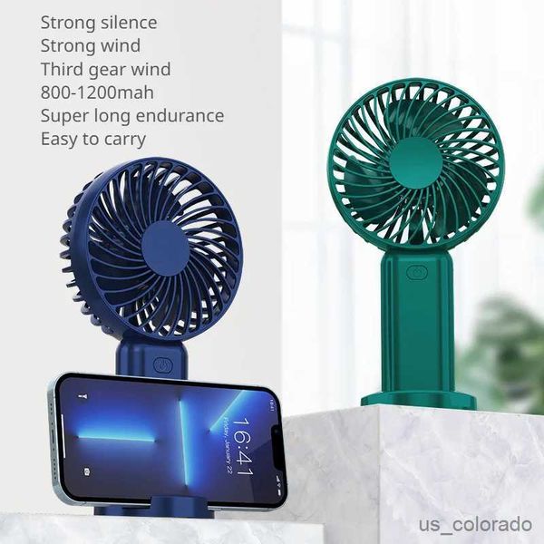 Ventiladores elétricos ventilador portátil USB recarregável 3-gigeme sem fio ventilador elétrico ventilador de mão clipe circulador de resfriamento de ventilador de acampamento