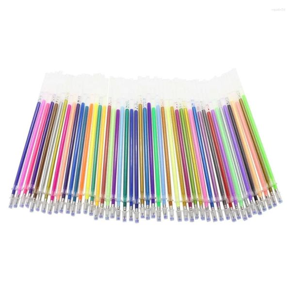 12/24/36/48pcs Gel Stift Set Nachfüllungen Metallic Pastell Neon Glitter Skizze School School Stationery Marker für Kindergeschenke