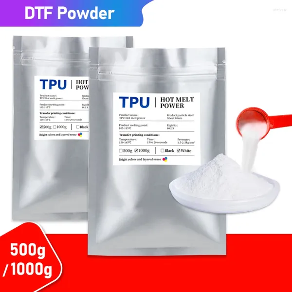 Tintennachfüllkits 500G DTF Schmelztransferpulver Weißer Klebstoff für L805 L1800 Drucker Direkt zur Film-T-Shirt-Druckmaschine