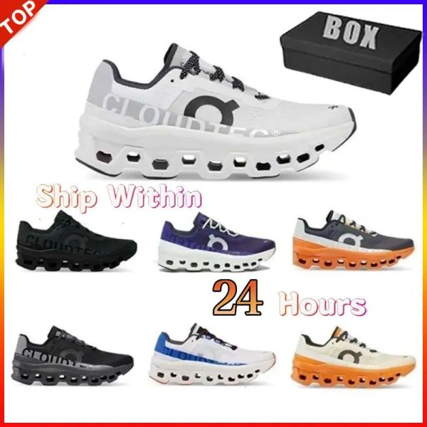 2024 On X 1 Design Casual Men Women Running Shoes Running Branto Branco Laranja Cinzenta Cinzenta Meninas Meninas Meninas Corredores leves Designers Esportes Tamanho 36-45 Com Box