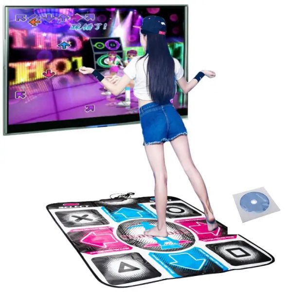 Sensori tappetino da ballo Dancing Step Mat Dance Pad Pad Dancer Equipaggiamento Boperi Revolution HD Nontte Mane di stampa sul piede su PC con USB