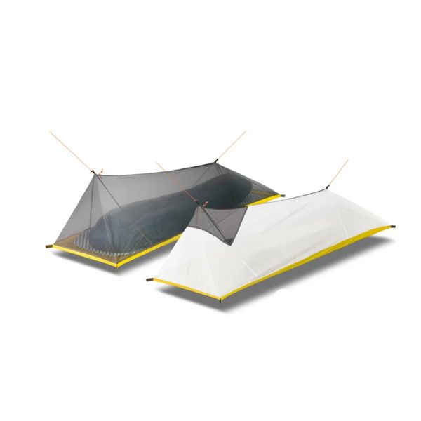 Укрытия 260 г Сверхлегкая уличная палатка для кемпинга, летняя одноместная сетчатая палатка, 4 сезона, внутренняя палатка, внутренняя палатка, вентиляционные отверстия, москитная сетка