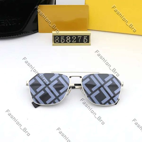 Fendisunglasses para mulheres óculos de sol f Luxurys Designers Lady Glass Men Square Glasses F Ognes de sol com caixa Fendibags88 972