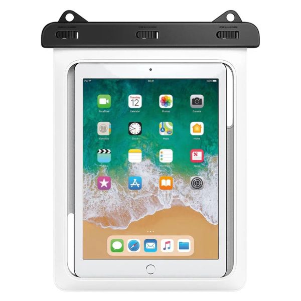 Cobra a caixa de comprimidos à prova d'água Moko para iPad mini 6, iPad 9.7 05/06/4/3/2, iPad Pro 9.7, iPad Air 5 10.9/3/2tablet bolsa seca bolsa