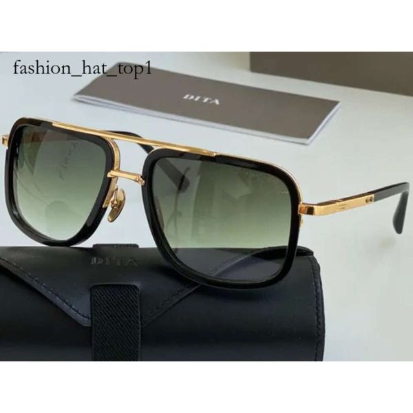 Occhiali da sole da sole Realfine 5A Eyewear Dita Mach-One DRX-2030 Occhiali da sole di design di lusso per uomo con occhiali scatola di stoffa 8175