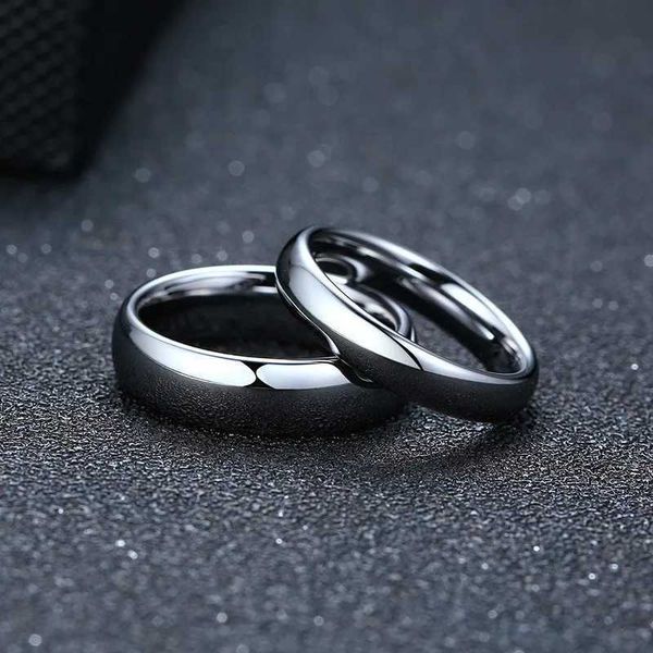 2pcs anéis de casamento altepi de alta cor de ouro polido Silver 100% tungstênio anéis de noivado de carboneto para homens mulheres moda tungsten jóias