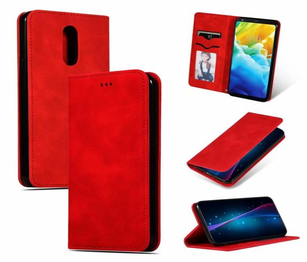 LG Stylo için 5 Case Flip Cüzdan Kapağı Ultra Slim Slim Lüks Orijinal PU Deri Kılıf LG Stylo 55442759