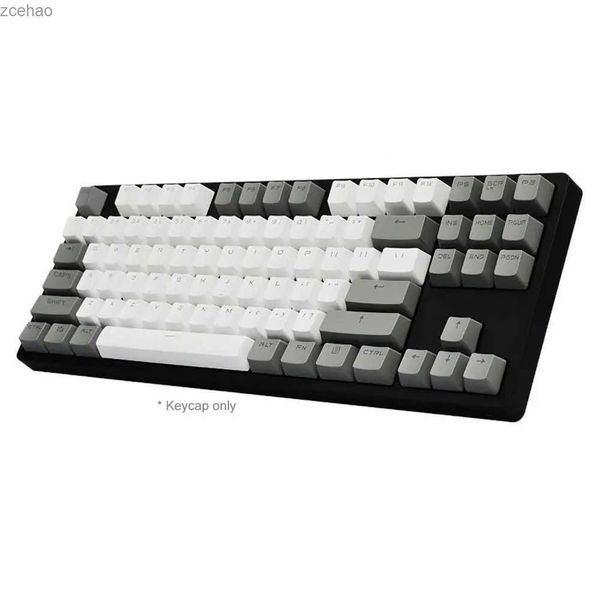 Teclados 87pcs/Definir tampa de teclado mecânica de retroiluminação prática RGB CABELO DE TECLADO COLOR