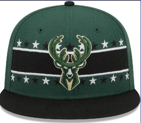 Milwaukee''bucks''ball Caps 2023-24 Mode Champions Baseball Snapback Männer Frauen Sonnenhut Stickerei Frühling Sommermütze Großhandel Casquette A0