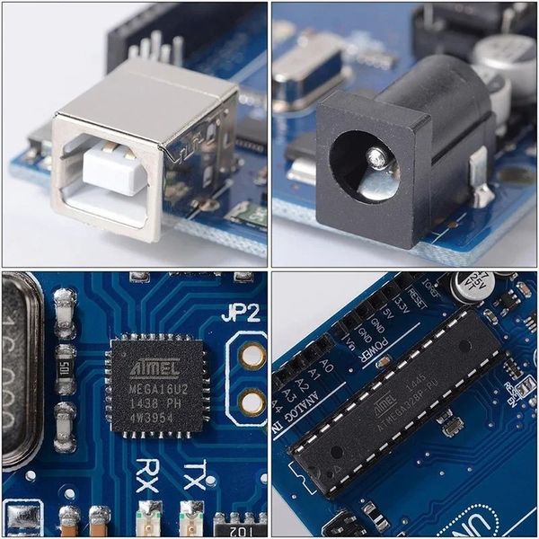 Kit de placa de aprendizagem DIY para microcontrolador AVR e desenvolvimento e aprendizado de STC89C52