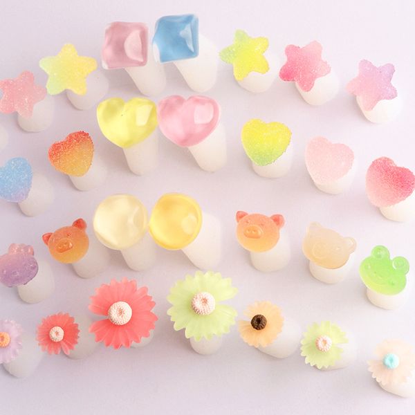 Japanischer Stil Nail Art Silikon Zehensplitter Nail Art Finger Splitter Candy Color Fudge Schmuck Zehensplitter Traumstil