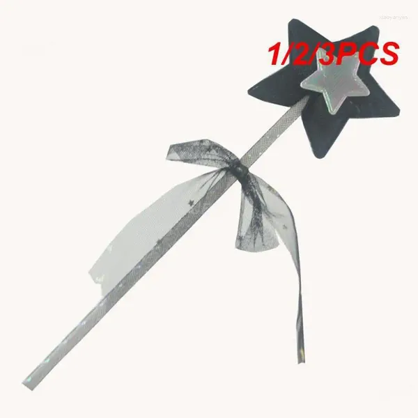 Decoração de festa 1/2/3pcs processo manual bruxa bastão portátil perfeito para sua fantasia de Halloween fada estrela de cinco pontas