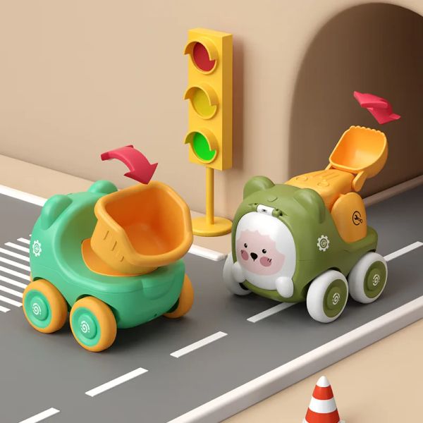 Carros de brinquedos de Montessori Toddler para meninos de 6 a 12 meses de brinquedos educacionais para crianças de 1 a 2 jogos Infantil Girl Toy Girl Presente