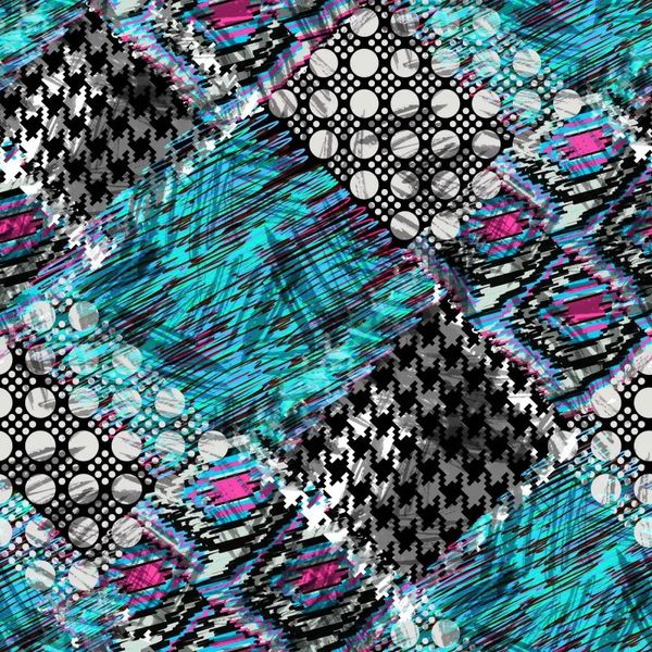 Стиль 10 Цвета Houndstooth Digital Print