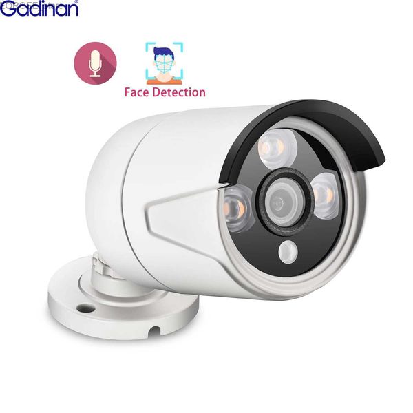 Altre fotocamere CCTV Gadinan 5MP IMX335 Rilevamento facciale 4MP IP Telecamera di rete H.265AI IP66 La telecamera impermeabile per proiettili per esterni esterni Poe Xmeye Y240403