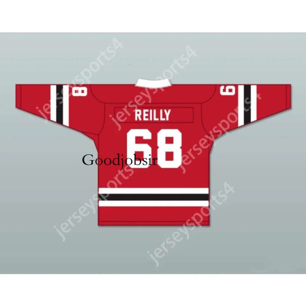 GDSIR Custom Reilly 68 Letterkenny Irish Red Alternate Hockey Jersey Novo Ed S-M-L-XL-XXL-3XL-4xl-5xl-6xl