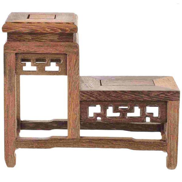 Sacos de armazenamento exibir madeira base mobília oriental de madeira chinesa