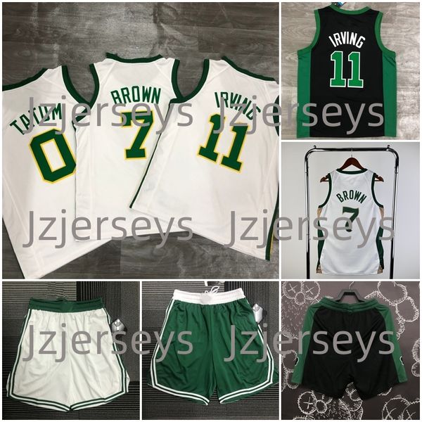 Jayson Tatum Basketball Trikot 33 Jaylen Brown Herren Kids Shirts 7 0 Marcus Smart Vintage Trikots und Shorts 36