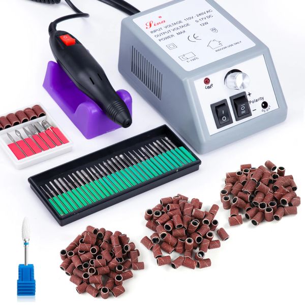 Bohrer Dmoley Pro Electric Nagel Bohrmaschine für Maniküre -Pediküre -Dateien Werkzeuge Kit Nagellacker Schleifglasmaschinenmaschine