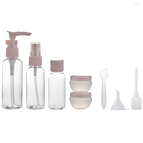 Bottiglie di stoccaggio bottiglia per trucco per i contenitori spruzzatori da viaggio mini detergente shampoo