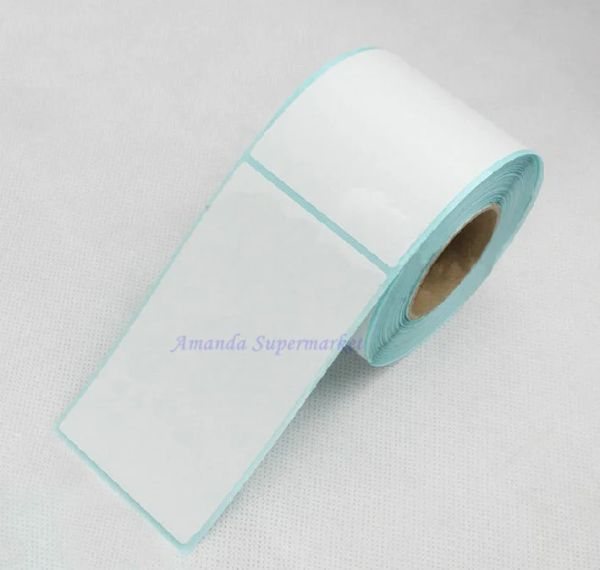 Kağıt Sticker 60*90mm 300 PCS/Roll Termal Etiket Sticker Gönderen Etiket, Karton Etiketi, Lojistik Etiketi Doğrudan Baskı Yüksek Kalitesi