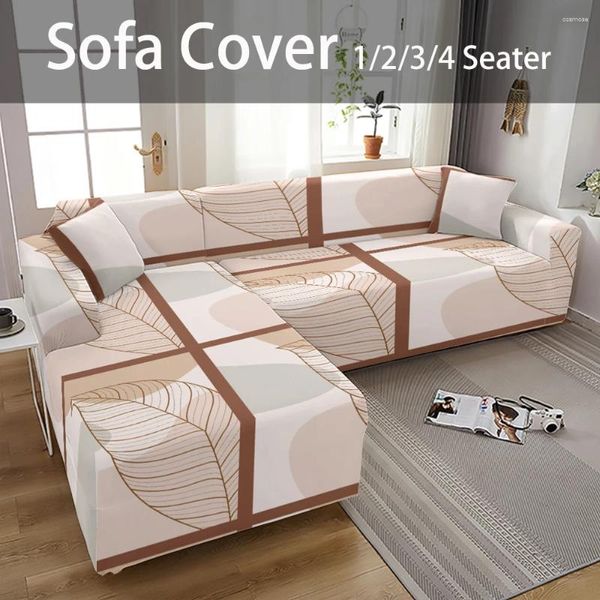 Coperchi di sedie in stile astratto Cover cuscini letto senza braccio pattern di pittura estensibile coperte domestiche per divani