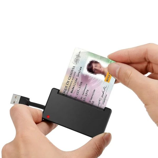 USB 2.0 Smart Card Reader Speicher für ID Bank EMV Elektronische DNIE DNI Citizen Sim Kloner -Anschluss Adapter PC Computer