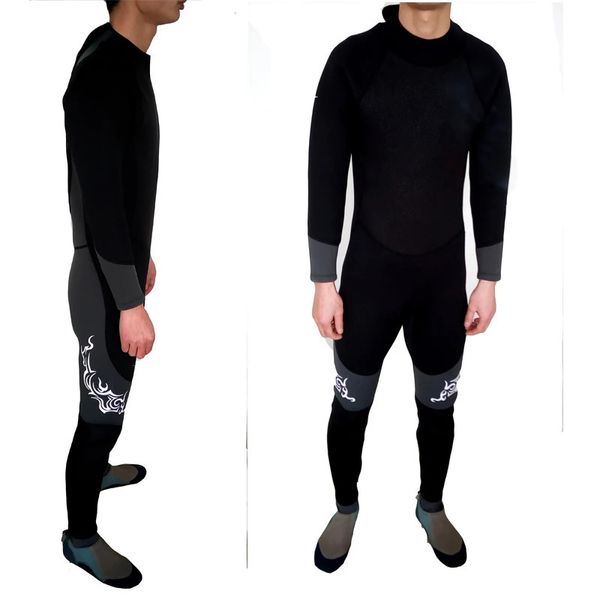 Eluanshi Neoprene inverno a maniche lunghe abiti da muta per nuotare a tuso a tubo a costume da bagno snorkeling water Sports m xxxl 240328