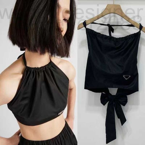 Frauen Tanks Camis Designer Neueste beliebte Frauen sexy Modeweste komfortable atmungsaktive recycelte Nylon trägerloser Rückengurt Schlanke ärmellose Sommertimen NWKG