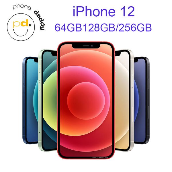 Kilitsiz Apple iPhone 12 Orijinal Ram 4GB ROM 64/128/256GB A14 iOS Yüz Kimliği NFC 5G Cep Telefonu