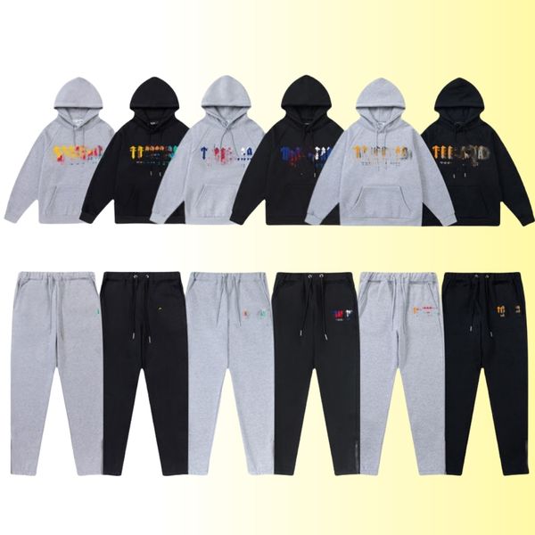 Tracksuit Männer Tracksuit Frauen Designer Hoodie Herren Hoodie Bunte Buchstaben Stickerei Qualität Baumwolle atmungsaktivem Pullover Großhandel 2 Teile 10% Rabatt