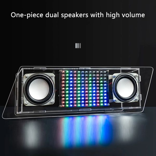 Spettro musicale LED Rhythm Light Altoparlante Bluetooth Kit elettronico fai -da -te Kit di saldatura elettronica LED Kit elettronico